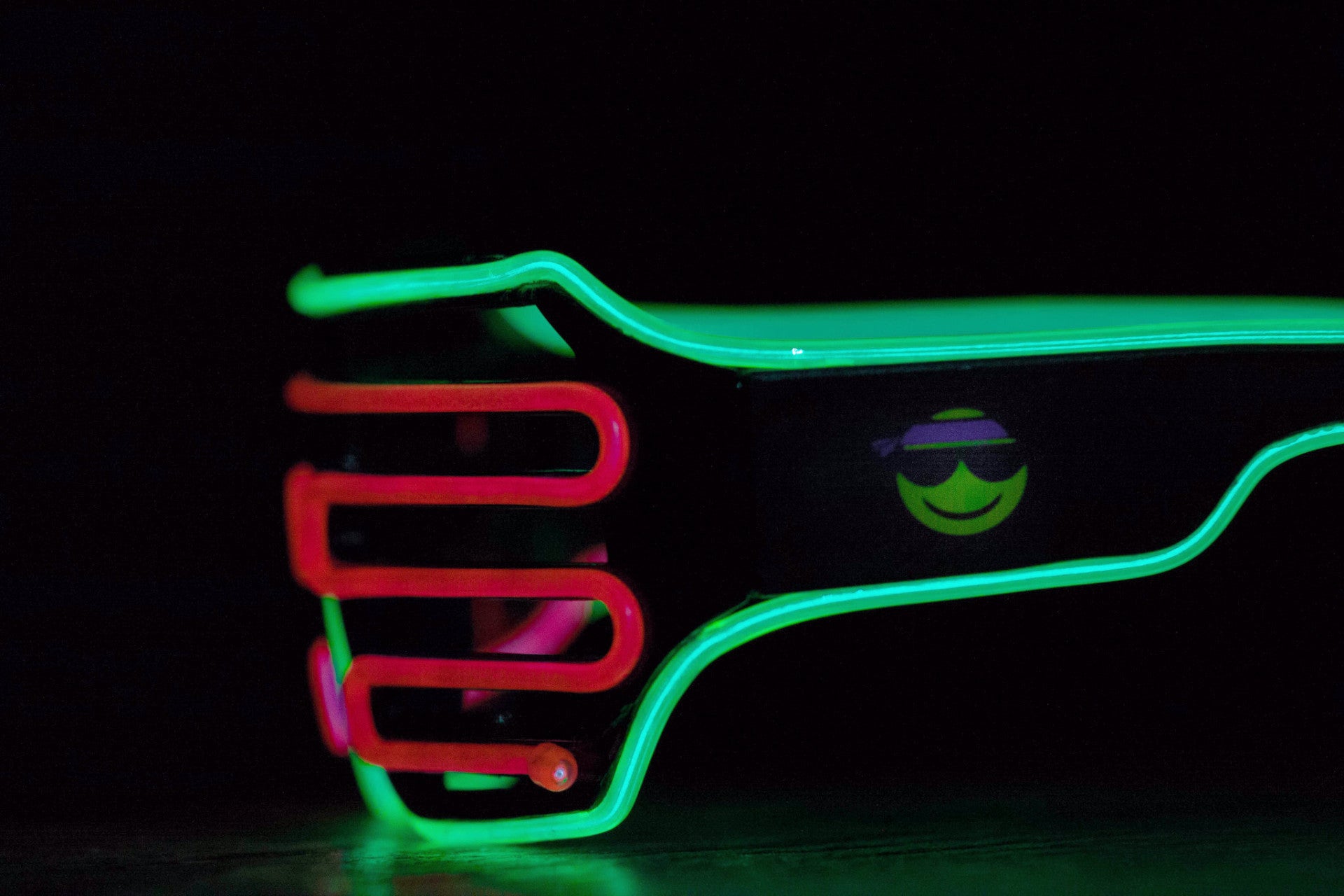 Two-Color EL Shutter Shades Accessories - Rave Gear 