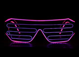 Two-Color EL Shutter Shades Accessories - Rave Gear 